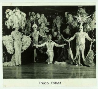 Female Impersonator Jamie James Vtg Drag Queen Photo Frisco Follies Lgbtq Gay