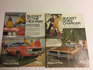 1969 Dodge Scat Pack Coronet / Dart Swinger / Charger R/t / Charger 500 Contest