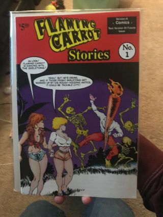 Flaming Carrot Stories 1 - Signed & Numbered By Bob Burden Comics