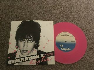 Generation X - King Rocker.  7 " Pink Vinyl