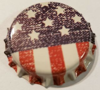 100 Home Brew Beer Bottle Crown Caps American Flag Usa