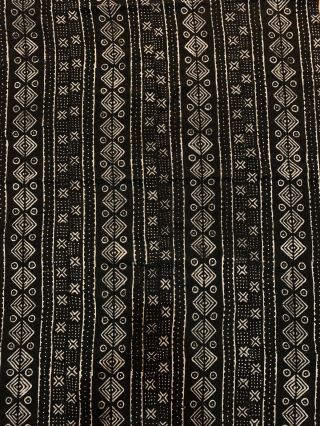 Authentic African Mud Cloth Fabric Handwoven