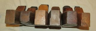 6 antique wooden block planes old woodworking tool planes wood planes 2