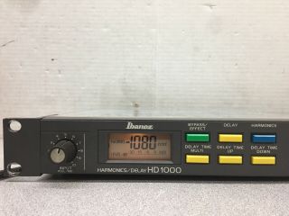 Ibanez HD1000 80s Vintage Harmonics Delay Rack Mount Effects Unit 1U Rack space 2