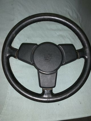 Porsche 911 944 Vintage Steering Wheel From A 1984 Targa