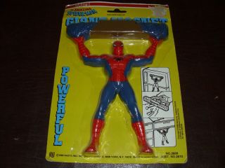 Vintage Spider - Man Giant Magnet Marvel Avenger Rare Marvelmania Moc 1980