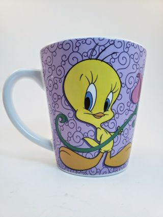 Warner Brothers Tweety Bird Grandma Coffee Cup Purple Mug