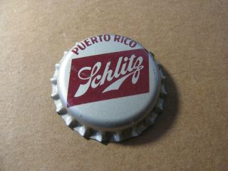 Schlitz Brewing Co Milwaukee Wisconsin Beer Cap With Puerto Rico Tax