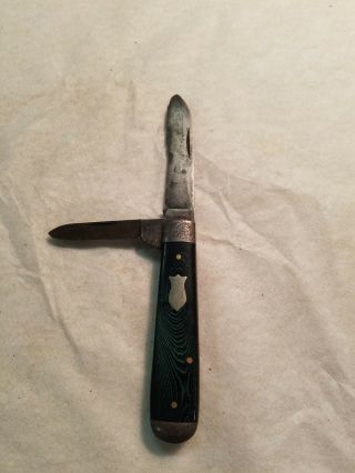Vintage Pocket Knife Schrade Cut Co Walden Ny Two Blade Pocket Knife