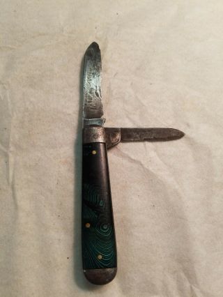 Vintage pocket Knife Schrade cut Co Walden NY Two Blade Pocket Knife 2