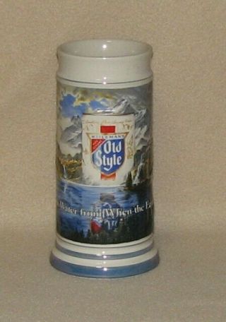 1985 Old Style Beer Stein Mug By G Heileman Brewing Co Limited Edition 26582