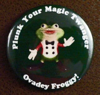 Ghoulardi Button Magnet: Froggy The Gremlin
