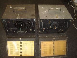 Two Ww2 Bc221 0.  2 - 20mhz Heterodyne Frequency Meters,  Ac Mains Power Supply