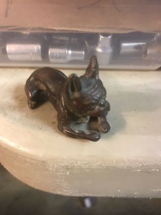 Vintage Tiffany Studio Bronze French Bulldog 933