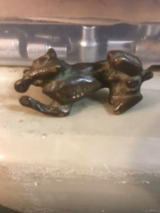 Vintage Tiffany Studio Bronze French Bulldog 933 3