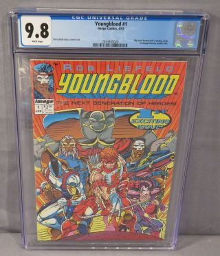 Youngblood 1 (first Appearance) White Pages Cgc 9.  8 Nm/mt Image Comics 1992