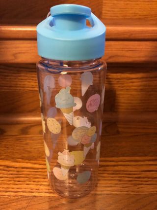 Blue Sumikko Gurashi Water Bottle with clip for everyday use 2