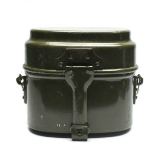 Hungarian Army Mess Kit.  Aluminium Military Bowler Pot