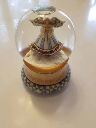 Jim Shore " Angel On A Wing " Musical Water Globe