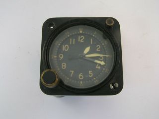 Vintage Waltham Eight Day Airplane Clock Type A - 13a - 1 Usaf