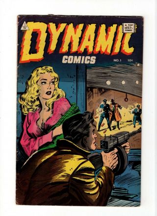 Dynamic Comics 1 Vintage Iw Publishing Comic Horror Golden Age 10c