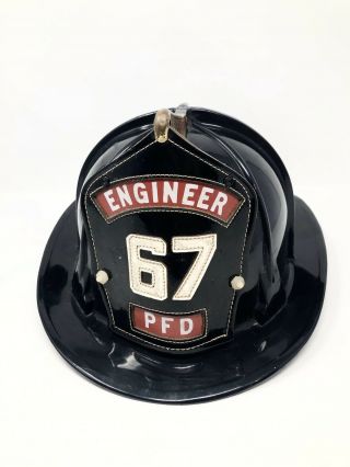 Vintage Cairns & Bros Fire Fighter Department Rescue Helmet Hat 1969 Class D
