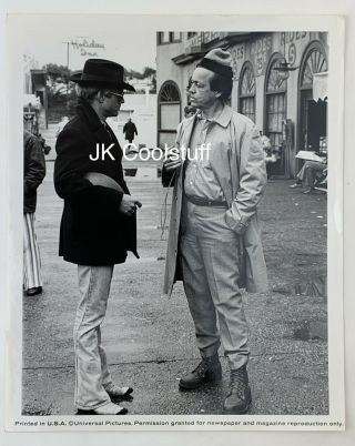 Vintage The Sting Robert Redford George Roy Hill 1973 Photo Press Publicity