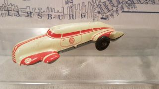 Gescha Us Zone Germany Tin Toy Race Car Auto Union Very Rare 2