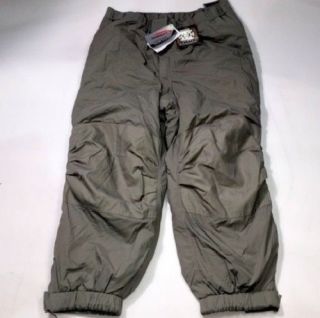Gen Iii Level 7 Pants Large Regular Ecwcs Grey Primaloft Cold Weather No Tags