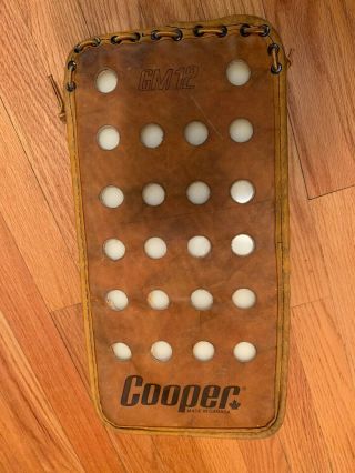 Vintage Cooper Gm12 Ice Hockey Goalie Blocker