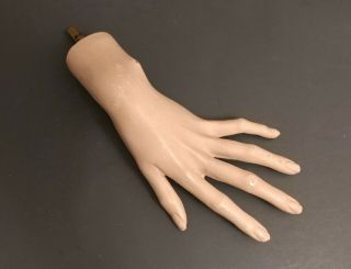 Vintage Large Female Mannequin Hand Retro 10 " Display Store Jewelry
