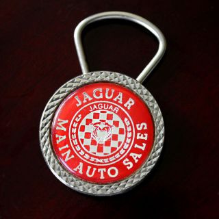 Vintage Jaguar Key Fob Ring Keyring Keyfob Chain Made By Hit Usa