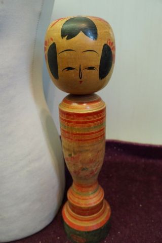 Large 17 " Vintage Japanese Hand Made Wood Kokeshi Doll,
