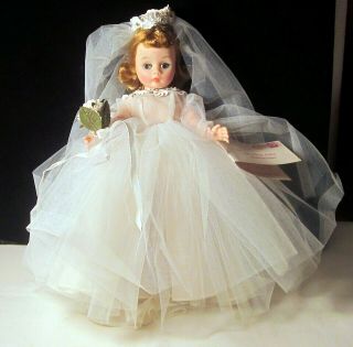 Vintage Madame Alexander 8 " All Cissette Bride Doll 3 Day Nr