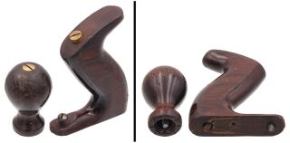 Orig.  Cocobolo Handles For Millers Falls No.  24 Jointer Plane - T2 - Mjdtoolparts