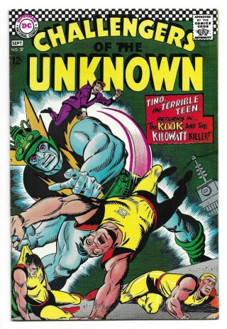 Silver Age Challengers Of The Unknown 57 1967 Nm