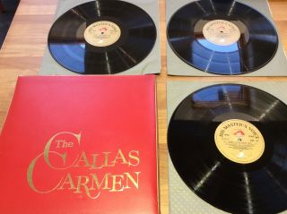 Maria Callas,  The Callas Carmen 3 Lp Box Angel Stereo