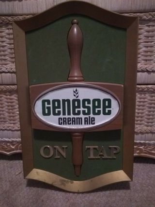 Genesee Cream Ale On Tap Sign