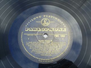 The Beatles - Please Please Me - Uk 1st Press Mono Gold Parlophone - Vg,