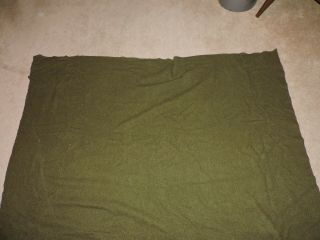 U.  S.  Military Army 100 Wool Blanket 80 X 60 " Camping Emergency Survival Bedding