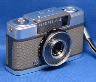 Olympus Pen Ee Vintage Pocket Compact Film Camera Zuiko F/3.  5 28mm Japan 473294