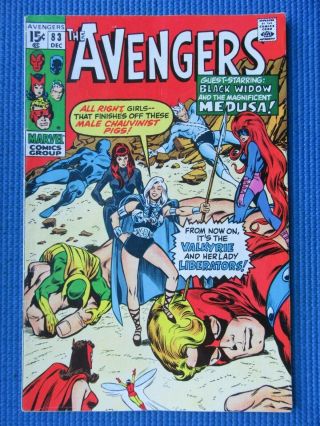 Avengers 83 - (vf -) - 1st App Valkyrie & The Liberators,  Medusa,  Black Widow