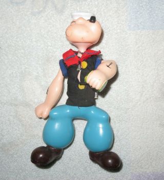 Vintage Rubber Plastic Popeye Figure By R.  Dakin & Co King Features 1980
