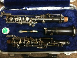 Linton Larilee Vintage Wood Oboe With Case Serial 22246