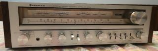 Vintage Kenwood Kr - 6050 Stereo Receiver - Recapped - - Made In Japan