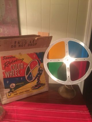 Vintage Christmas Tree Color Wheel For Aluminum Christmas Tree