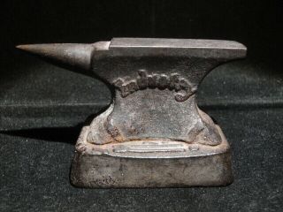 Antique,  Industry.  Miniature Cast Iron 3 5/8” Jeweler Hobby Leathercraft Anvil