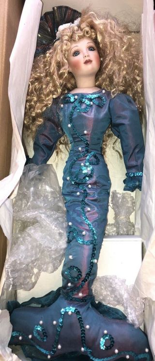 Marie Osmond Fairy Tale Mermaid Shelby Porcelain Doll - Limited Edition$188 Retail