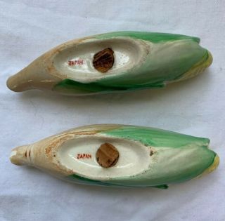 Vintage Ears Of Corn Salt And Pepper Shakers - Made In Japan 1940 ' s - 1950 ' s 3