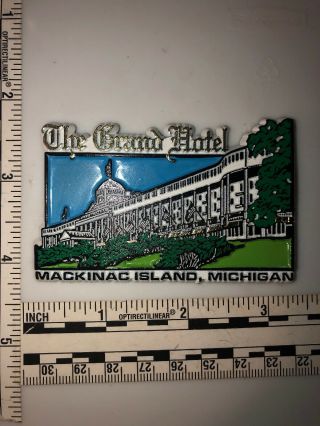 Vintage Grand Hotel Mackinac Island Michigan Rubber Magnet Refrigerator B2